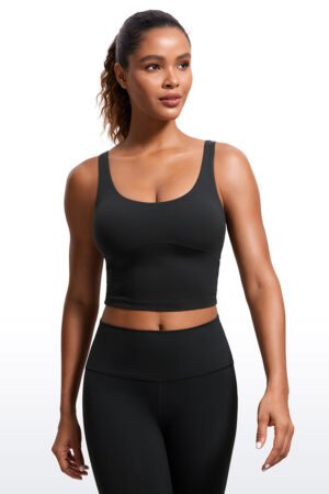 Butterluxe U Back Longline Built-in Bra Tanks