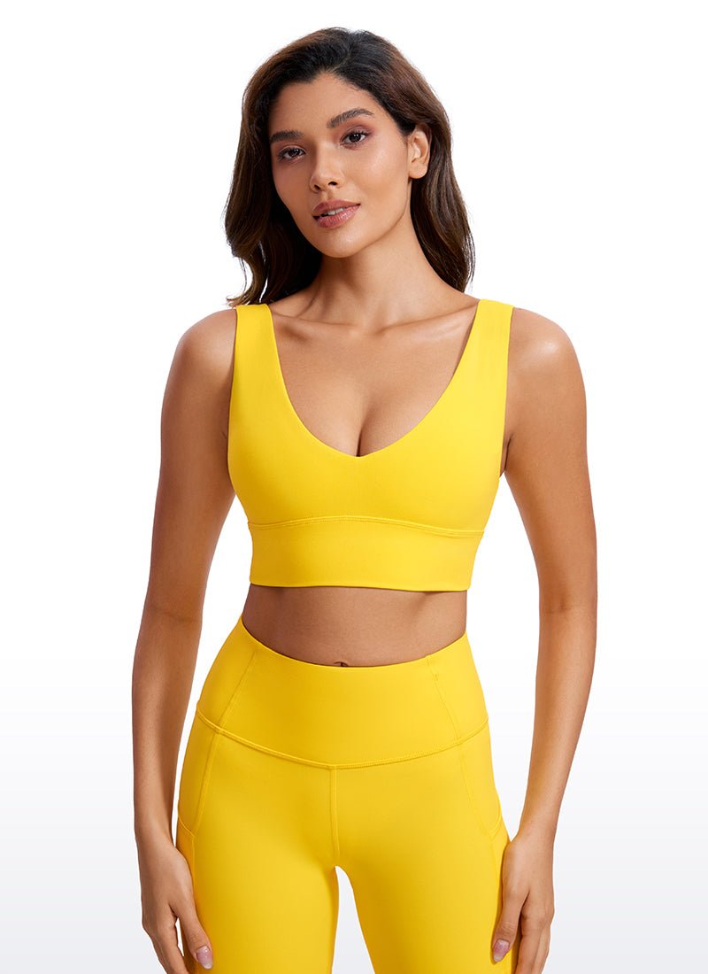 Butterluxe Deep V Neck Longline Sports Bra - Image 36