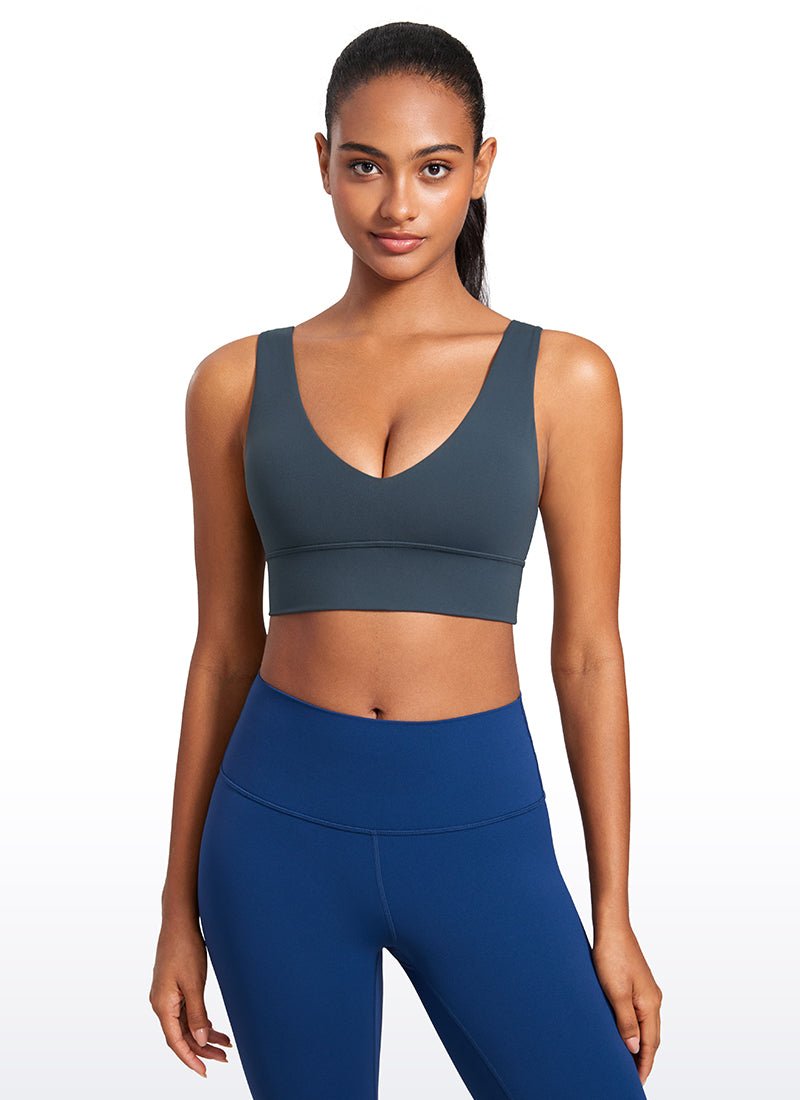 Butterluxe Deep V Neck Longline Sports Bra - Image 46