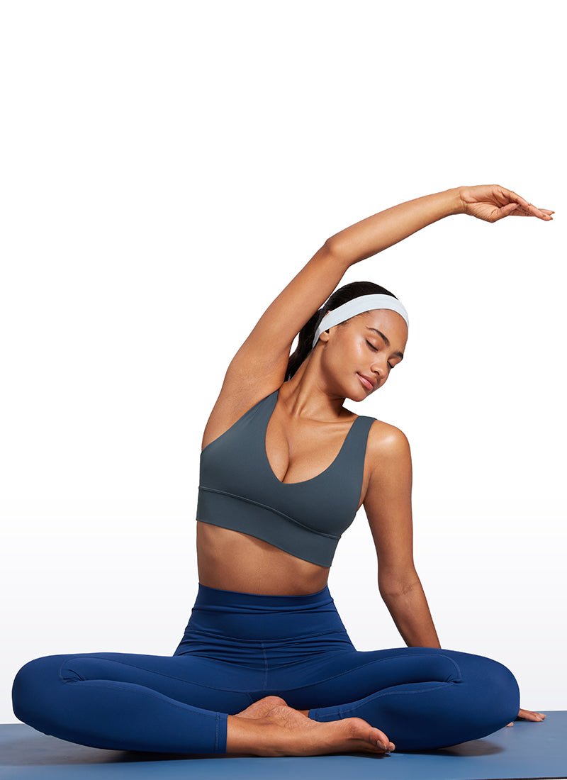 Butterluxe Deep V Neck Longline Sports Bra - Image 48