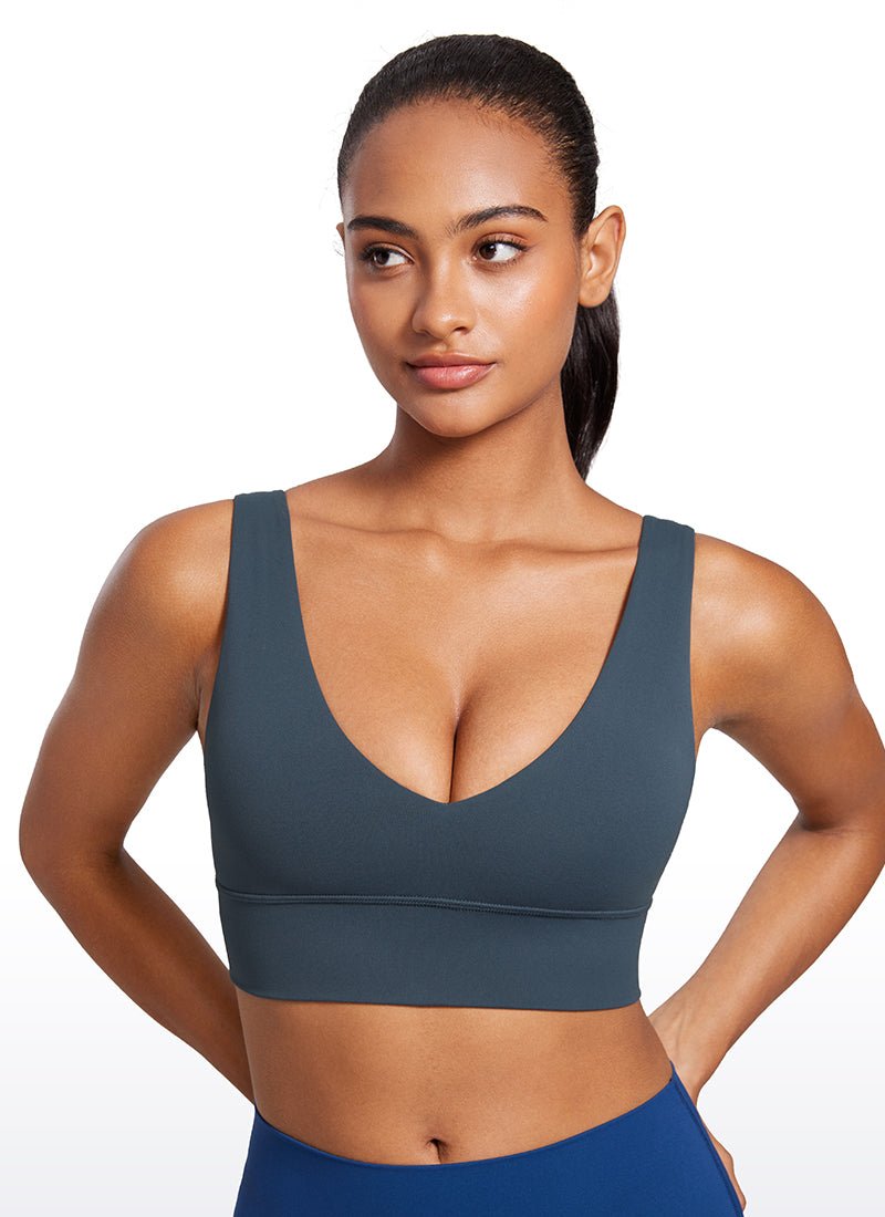 Butterluxe Deep V Neck Longline Sports Bra - Image 49
