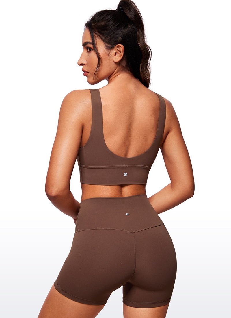 Butterluxe Deep V Neck Longline Sports Bra - Image 2