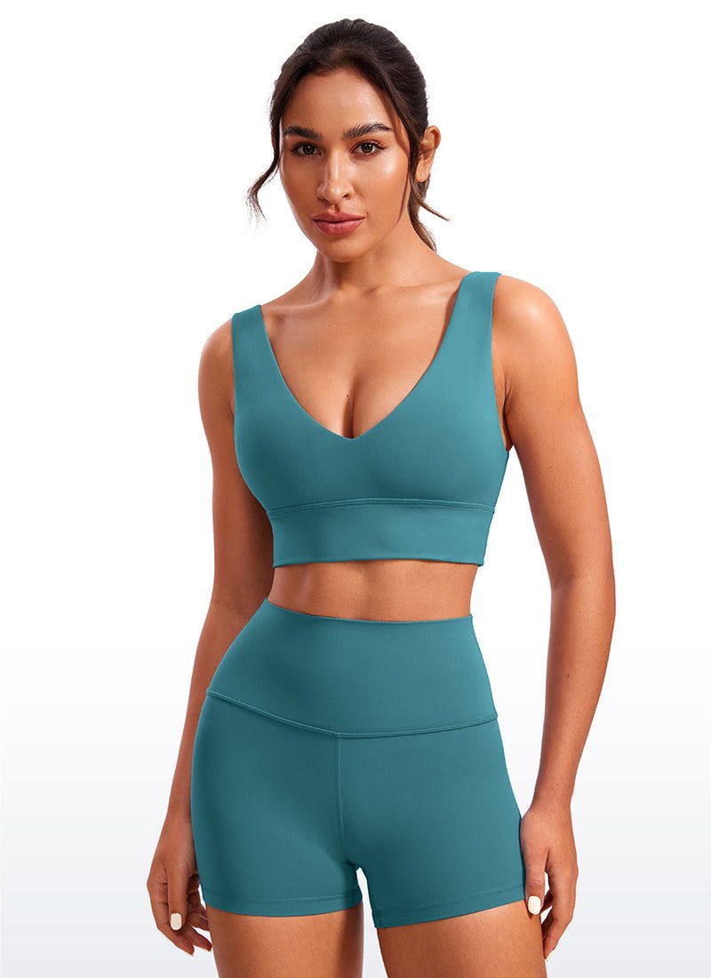 Butterluxe Deep V Neck Longline Sports Bra - Image 31
