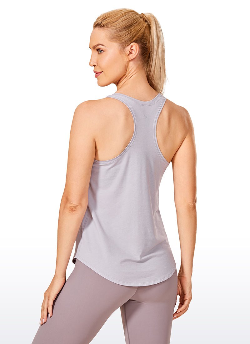 Pima Cotton Tank Racerback - Image 2