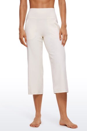 Butterluxe High Waist Wide Leg Pants with Pockets 23''